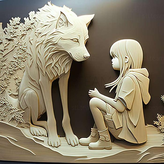 Anime Діти-вовки з аніме Аме та Юкі